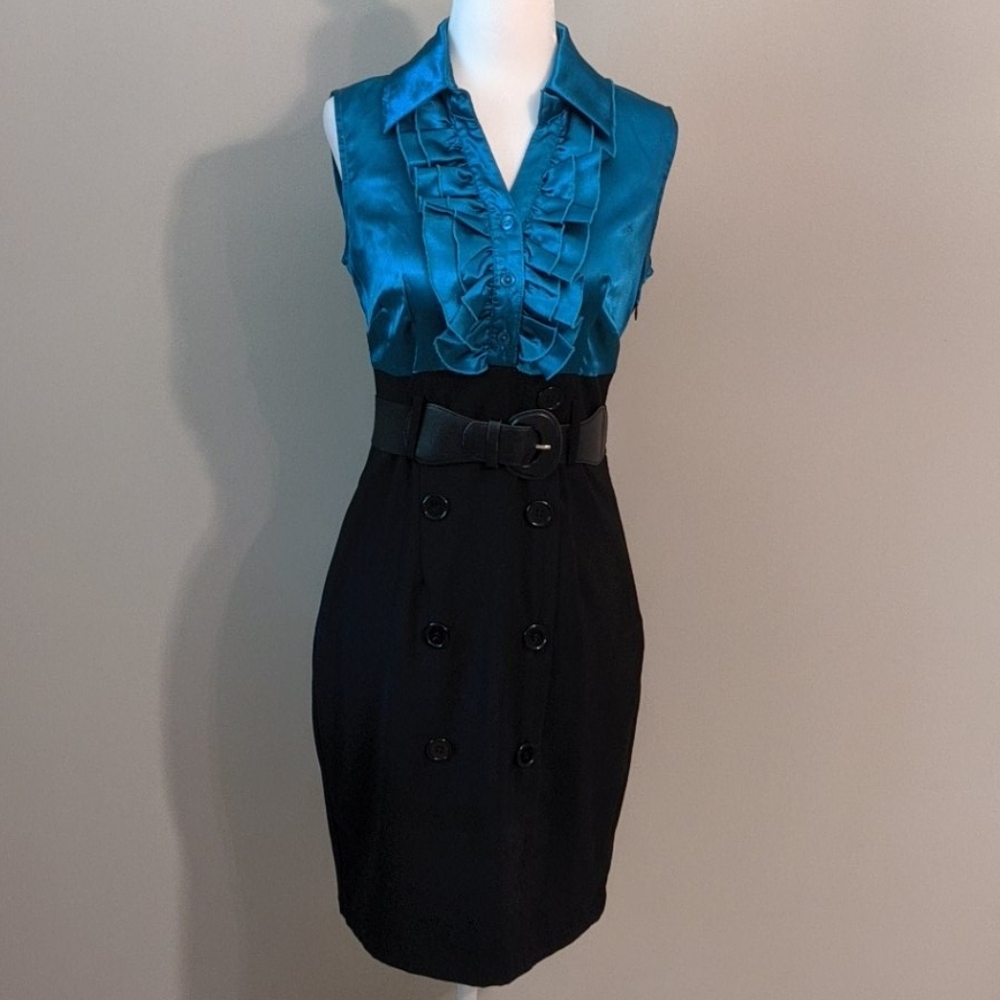 3/$20  Teal work dress